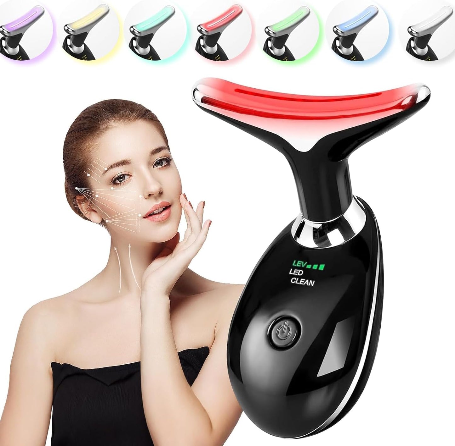 Lunexaa LumiLift™ – 7-Color LED Facial Therapy Wand
